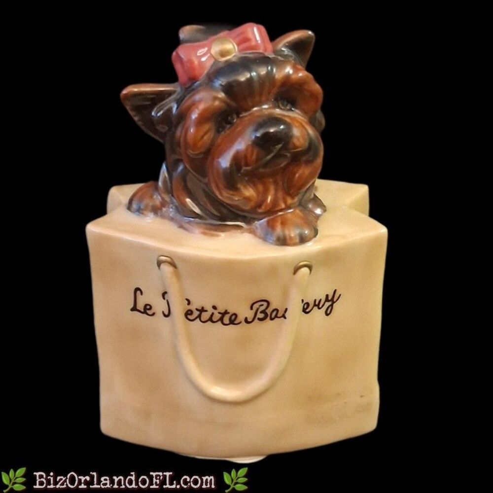VINTAGE Big Sky Yorkshire Terrier Self-Standing Figurine HTF
